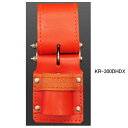 ニックス(KNICKS) KR-300DHDX チェーン式 ハンマーホルダー(補強タイプ)(レッド) 腰袋 工具袋 道具袋