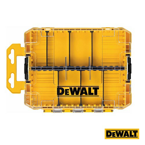 デウォルト(DEWALT) DWAN2190 タフケース(中)デバイダー付 ツールボックス 仕切りのみタイプ パーツ収納 工具箱 キャンプ アウトドア 小型ケース 防塵 防水 収納BOX DIY