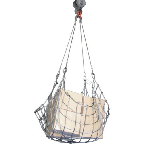 樂天商城 - TAIYO ワイヤモッコ リング付 12×9×150目×2.1M角 3010470 運搬 吊り具 リング付 軽量 現場 建設 荷重3t 持ち運びしやすい 解体 作業 WRM150X2.1 【法人限定】