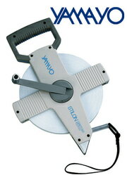 ヤマヨ 巻尺 NR30 スチロンリール30m(yamayo ナイロンコート鋼製巻尺 メジャー 1mm目盛 1ミリ 30メートル 水に強い 水洗いOK 丈夫 見や...