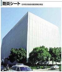 白防炎シート3.6m×5.4m【1枚】PVC建築工事養生用ハトメ450ピッチ透けない塩ビ厚い丈夫防炎シート養生シート工事現場落下防止防風防じん白ホワイト送料込【日本防災協会性能試験合格品】
