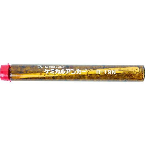 DECOLUXE ケミカルアンカー Rタイプ(－N) R-19N 1本 (回転及び回転打撃型) 穿孔深さ200 接着系アンカー 低騒音施工 水中施工 日本デコラックス(株)