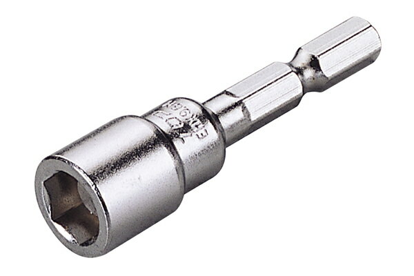 【TOP】　EHX-8M　対辺8mm　電動ドリル用ヘックスセッターマグネットロック式（6.35角軸）