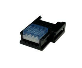 Rakuten - 3M ミニ・クランプ ワイヤーマウントソケット ケーブル中継接続用　37304-2165-000FL　青　100個