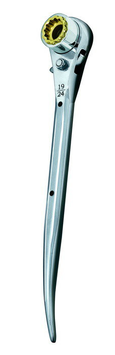 ◆送料込◆マストツールMUSTTOOL　ラチェットレンチ　19/24×17　曲がり　12865(RW-171924C)