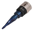 MUSTTOOL QCスパイラルステップドリル(インパクトレンチ用) 4〜14mm 11段 IM-4WSV-414 (19864)