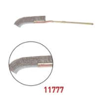 チャンネルブラシ　先曲がり　ステンレス線　【11777】