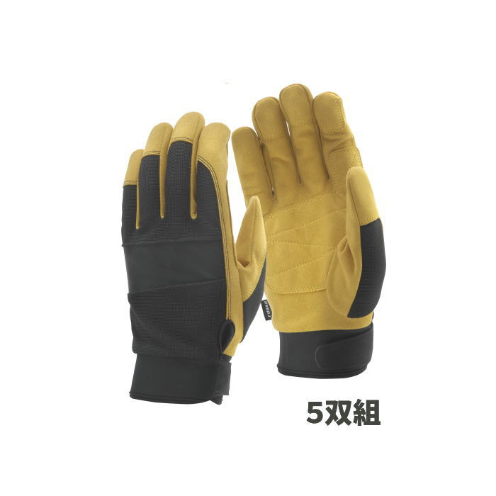 おたふく手袋　FUBAR フーバー　FB-53 (MICROFIBER GLOVE) しなやかで丈夫な人工皮革グローブ 5双組での販売です。　 「最近流行りのカッコいいワークウェアに合う、カッコいい手袋」がコンセプトのFUBAR（フーバー）グローブが新発売！ 指先・指股・掌にアテ補強を施したシリーズ最強の耐久性を誇るストロングモデル。 掌部・指股部にしなやかで丈夫なマイクロファイバーを使用。 マイクロファイバーは天然皮革と組織繊維が似ており、本革に近い特性を持つ、革独特の臭いもなく、通気性、フィット性に優れています。 摩耗の激しい箇所にはアテ補強を施し耐久性を上げています。 ナックル部分には伸縮ストレッチ生地を使用することで機能とスタイルを両立させました。 ミドルレングスのカフは袖口からの埃の浸入や汚れをシャットアウトします。 手の内側にベルト止めすることですばやい着脱が可能なインサイドベルトモデル ※商品画像はモニターの設定や環境などにより、実際の商品とは色味が少し異なって見える場合がございます。予めご了承ください。 品名、品番 フーバー　FB-53 5双組 サイズ展開 S・M・L・LL カラー ブラックXキャメル メーカー おたふく手袋 ******************************************************** メーカー完売・廃盤の場合はご注文をキャンセルさせて頂くことがございます。 メーカー欠品の場合は通常よりも納期が必要となります。 ******************************************************** しなやかで丈夫な人工皮革グローブ FB-51 インサイドベルトモデル FB-53 ストロングモデル 　 フィット感・スベリドメ効果の高い合成皮革グローブ FB-61 5フィンガーレスモデル FB-62 3 フィンガーレスモデル FB-64 インサイドベルトモデル