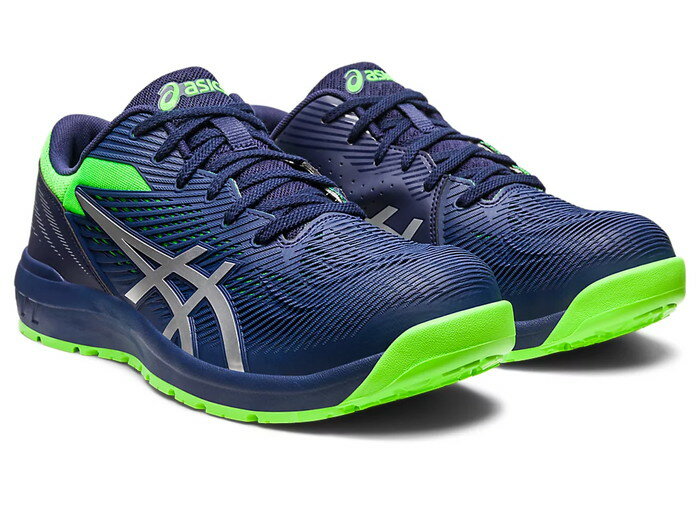 送料込■asicsアシックス作業用靴 ウィンジョブ CP121-401 ピーコート×ピュアシルバー(1273A078)