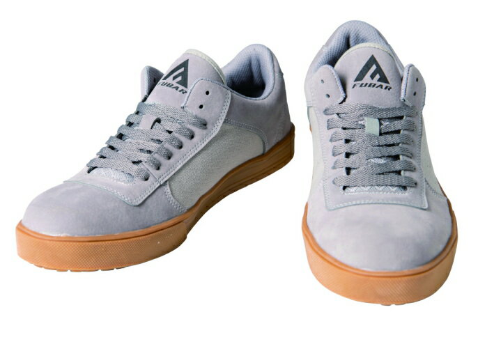 送料込■FUBARフーバー　ワークシューズ　FB-803　グレー　ローカット　おたふく手袋