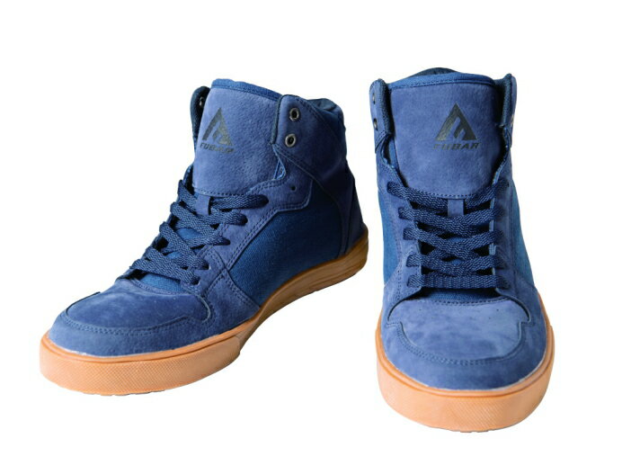 送料込■FUBARフーバー　ワークシューズ　FB-822　ネイビー　ミドルカット　おたふく手袋