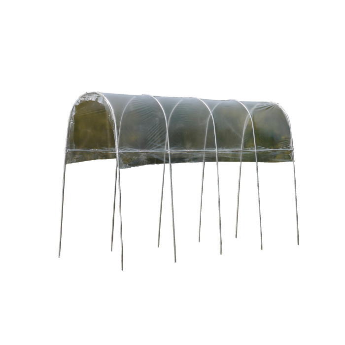 [法人様宛は送料無料(送料区分A)]■雨よけハウス　1畝用　AM1235（間口1.2m奥行3.56m高さ2.19m）お客様..