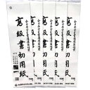 【書道】書初用紙 八切判 100枚セット 書初 八切判 書き初め用品 書き初め用紙 画仙8切判 書初 書初め 産経ジュニア書道コンクール 書きぞめ 八つ切り かきぞめセット やつ切　【楽天ロジ便】