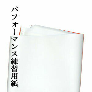 書道パフォーマンス用 練習用紙 100cm×4m 20枚 耳付き 書道 パフォーマンス 紙 書道用紙 書道用品 半紙屋e-shop