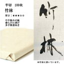 書道 書道紙 条幅紙 手漉き 画仙紙 竹林 半切 1反100枚 漢字用 特厚口 | 手漉き画仙紙 条幅 書道用品 書道用紙 作品 清書 おすすめ 半紙屋e-sh...