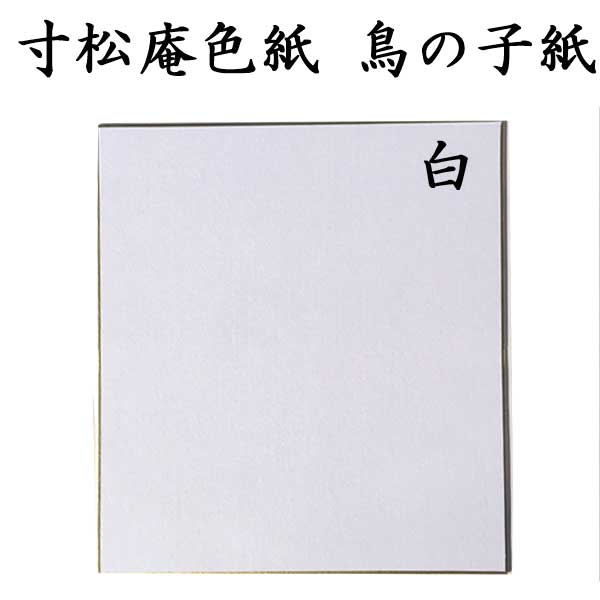 色紙 寸松庵色紙 白鳥の子紙 5枚セット BE17 書道 色紙 習字 書道用紙 書道用品 半紙屋e-shop