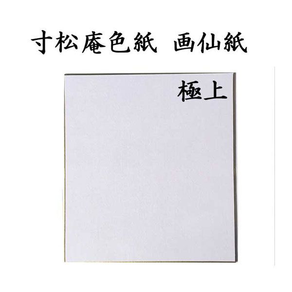 色紙 寸松庵色紙 画仙紙極上 5枚セット BE16 書道 色紙 習字 書道用紙 書道用品 半紙屋e-shop