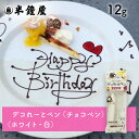 デコれーとペン(ホワイト)12g(チョコペン・サインチョコ)