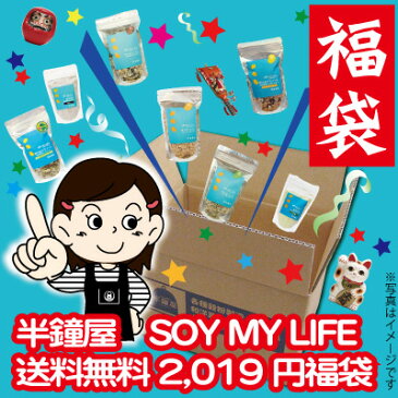 【送料無料】※一部地域を除く新春福袋　SOY MY LIFEセット（半鐘屋オリジナル大豆製品詰め合わせ）【2019年1月中旬頃出荷予定】【fkbr-g】