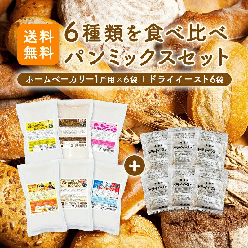 送料無料 パンミックス6種セット＋