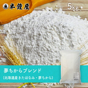 北海道産 夢ちからブレンド 5kg（ゆめちから・チャック袋・製パン・製菓）