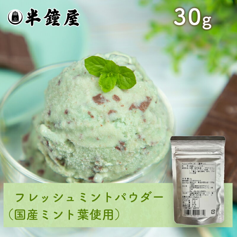 フレッシュミント FDパウダー（国産ミント使用）30g（スイーツ・ドリンク・チョコミント）
