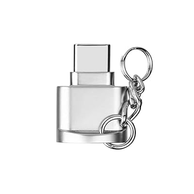 AXYO Type-C カードリーダー MicroSD カード対応 タイプC メモリーカードリーダー OTG 変換アダプタ 汎用 USB Type-Cポートのデバイスに対応 シルバー