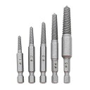5本 ネジ山補修キット エキストラクター ネジザウルス 逆タップ 六角軸ネジ取りビット なめたネジはずしビット ネジ山 潰れた