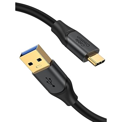 USB C to Aケーブル，CableCreation USB3.1 C to A変換ケーブルType C USB Cデータ転送10Gbps快速充電ケーブル60W 20V/3A USB A to USB Cケーブル iPhone 15/iPhone