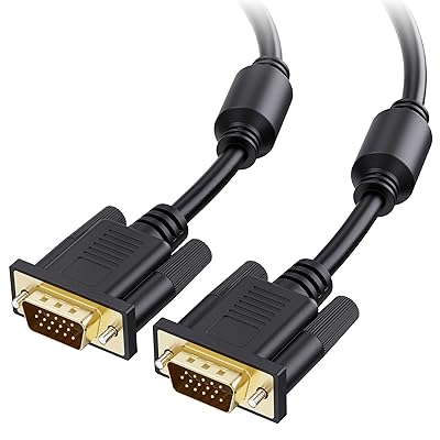 Cable Matters VGA ケーブル 1.8m D-sub ケーブル 15ピン VGA オス オス RGB SVGAケーブル RoHS対応プロジェクター、テレビ、コンピューターなどに使用可能