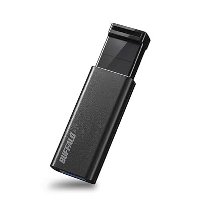 バッファロー USBメモリ 16GB ノックスライド式 USB3.2(Gen1)/3.1(Gen 1)/3.0/2.0 充実サポート RUF3-KS16GA-BK/N