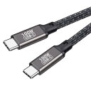 USB Type Cケーブル 1.5M 【PD対応 100W/5A急速充電】 USB C to USB C タイプc ケーブル 高耐久ナイロン編み