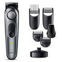 ブラウン(Braun) ヒゲトリマー シリーズ7 BT7420 男性用 電動ヒゲトリマー ブラウン史上最高のPROブレード搭載 40段階の長さ調整 プロ使用のスタイリング ツーブロック対応 充電スタンド ポーチ ヒゲ型テンプレート 充電式 一度の充電
