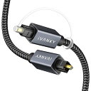 iVANKY 光デジタルケーブル【日本産光ファイバー使用 ハイレゾ/1.8m】Toslink 光ケーブル 光デジタル オーディオケーブル オプティカル トスリンク デジタル音声ケーブル 光同軸 SPDIF OPTICAL 角型 サウンドバー/TVスピ