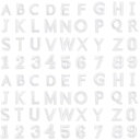 72枚セットアルファベットワッペン A-Z 刺繍ワッペン 英語字母 0-9アラビア数字,BetterJonny 刺繍 アップリケワッペン 男の子 女の子 ワッペ...