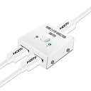 【4K安定版】HDMI 切替器 4K 60HZ hdmi Ver2.0 セレクター 1入力2出力/2入力1出力 双方向 HDCP 2.2 手動 切り替え PS4 Pro DVDプレーヤー HDTV対応(2)