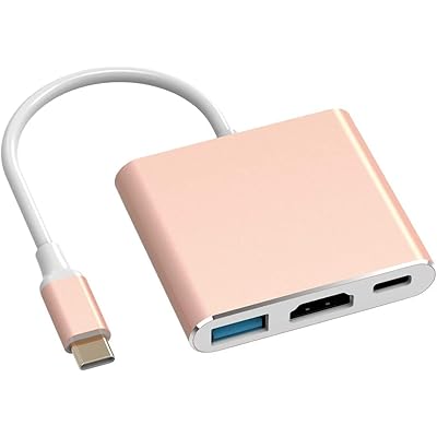USB Type C HDMI アダプタ タイプ c Fuyi 4K hdmi/typeC PD充電/USB 3.0ポート 変換アダプタ MacBook Pro/Mac Air2018-2023/Mac mini/iPod Pro,Samsung G