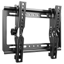 TETVIK テレビ壁掛け金具 小型 軽量 14-42インチ 上下角度調節可能LCD LED 液晶テレビモニター用 対応VESA規格250X210mm 耐荷重25kg ティルト壁掛けTV金具(2)