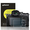 【Sony A7CII A7CR A6700 A7IV ZV-E1 用】2枚セット 超薄液晶保護ガラス 液晶保護フィルム Sony A7CII A6700 ZV...