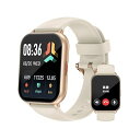スマートウォッチ iPhone/Android対応 Bluetooth 通話機能付き 1.85インチ 大画面 腕時計 歩数計 Smart Watch 着信電話通...