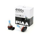 PIAA フォグライト用 ハロゲンバルブ H16 4100K セレストホワイト 車検対応 2個入 12V 19W(30W相当) 安心のメーカー1年付 HX611