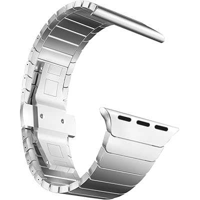 MaKTechステンレススチール金属のリンクブレスレットバンドに対応しますと互換性があるApple Watch Series 9/Ultra 2/SE/8/7/2023 (41mm/40mm,シルバー) MaKTechステンレススチール金属のリンクブレスレットバンドに対応しますと互換性があるApple Watch Series 9/Ultra 2/SE/8/7/2023 (41mm/40mm,シルバー)