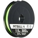 シマノ(SHIMANO) ライン ピットブル4 300m 1.5号 ライムグリーン PL-M74S