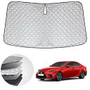 WAIROGA レクサス IS350 IS300 IS300h レクサスIS 専用フロントサンシェードLexus IS350 IS300 IS300h 車用サンシェードフロントガラス 日よけ 六層構造 車種専用設計 UVカット 日焼け防止 劣化防止