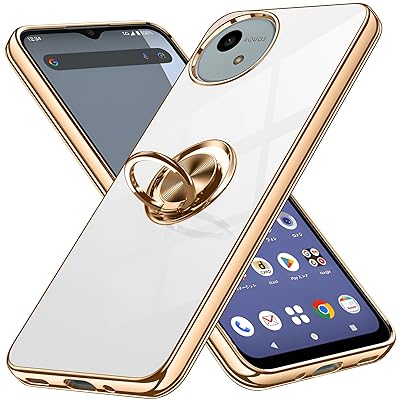 AQUOS wish4 SH-52E ケース リング付き アクオス ウィッシュ4 用 カバー Uovon スマホケース スタンド機能 薄い 車載ホルダー 対応 携帯カバー 軽量 ストラップ穴付き おしゃれ ・ ホワイト AQUOS wish4 SH-52E ケース リング付き アクオス ウィッシュ4 用 カバー Uovon スマホケース スタンド機能 薄い 車載ホルダー 対応 携帯カバー 軽量 ストラップ穴付き おしゃれ ・ ホワイト