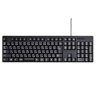 エレコム 有線キーボード メンブレン ブラック TK-FFCM01BK