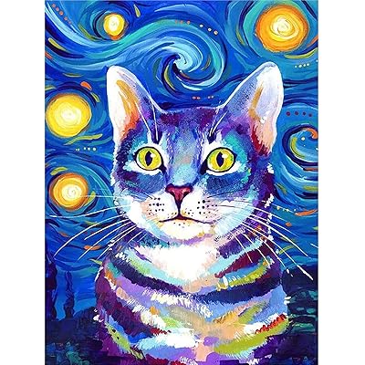 LUYLOM ダイヤモンドアート ペインティングキット 5Dダイヤモンド塗装 ビーズアート モザイクアート ハンドメイド 全面貼り付けタイプ ビーズアート 刺繍キット DIY/手作り 全面貼り付け