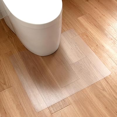 オカ(OKA) 透明 トイレマット 55×60cm 1mm厚 拭ける PVC クリア 床暖房対応 保護マット エンボス加工 カット可 オカ(OKA) 透明 トイレマット 55×60cm 1mm厚 拭ける PVC クリア 床暖房対応 保護マット エンボス加工 カット可
