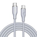 タイプc ケーブル VOLTME 超高耐久 60W 急速充電 PD ケーブル シリコン素材採用 絡まないケーブル MacBook、iPad Pro/Air、Galaxy、Sony、Pixel等Type-c機器対応 USB-C & USB-C ケーブル