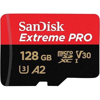microSDXC 128GB SanDisk SanDisk SDSQXCD-128G-GN6MA Extreme PRO R:200MB/s W: 90MB/s UHS-I U3 V30 4K Ultra HD A2 Compatible wit microSDXC 128GB SanDisk SanDisk SDSQXCD-128G-GN6MA Extreme PRO R:200MB/s W: 90MB/s UHS-I U3 V30 4K Ultra HD A2 Compatible wit